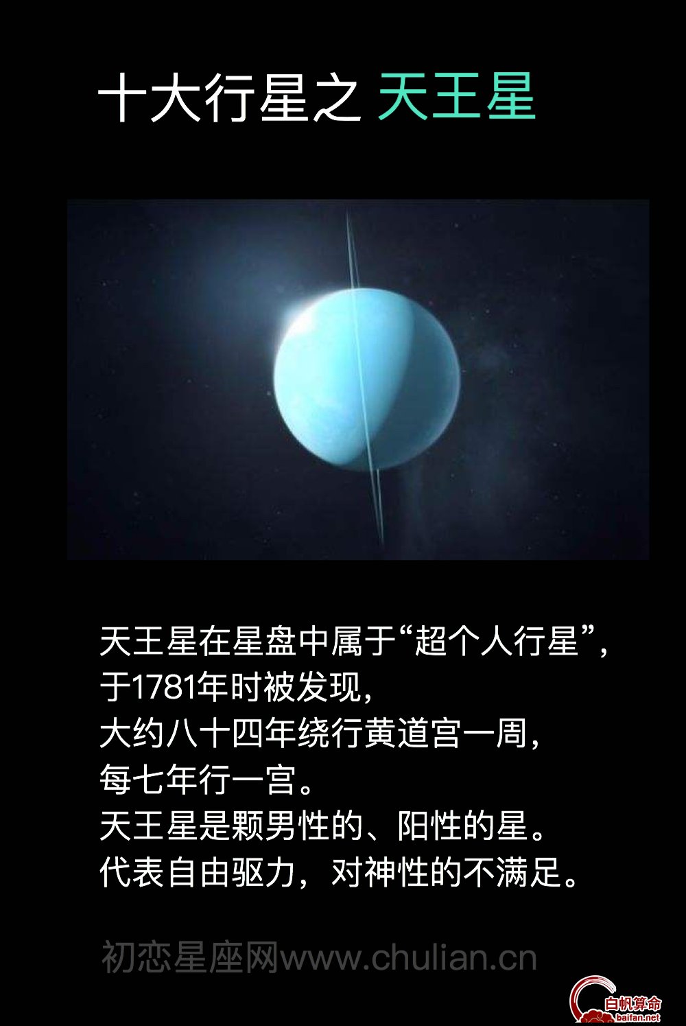 十大行星之天王星