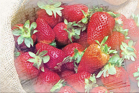 草莓很甜