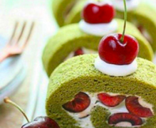 8月20日生日巧克力：车厘子蛋糕（Cherry Leaf Cake）