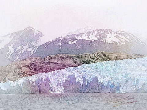 雪山冰川