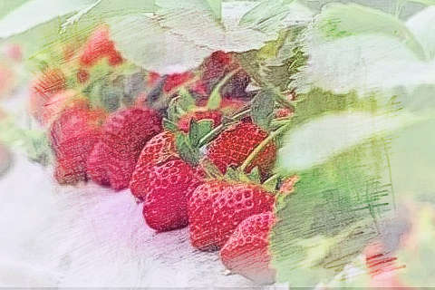 草莓熟透