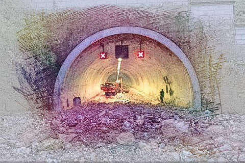 隧道崩塌