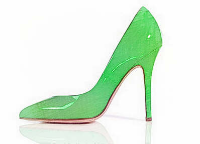 梦见绿色鞋