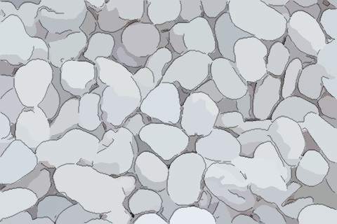 白色石头