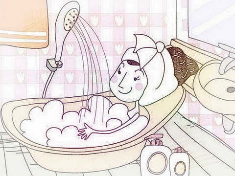 洗澡